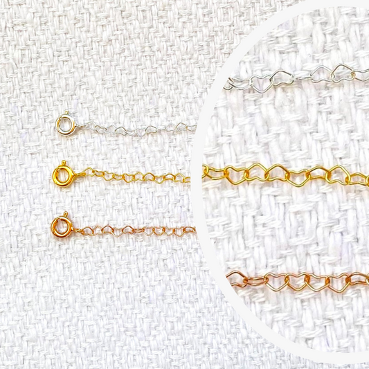 5cm/2" Heart♡chain Extension