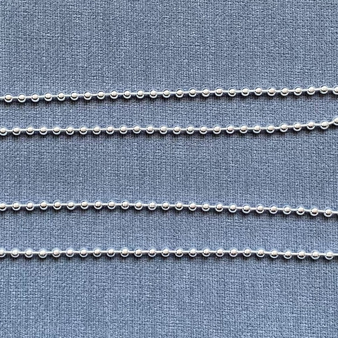 ボールチェーン ネックレス 50cm