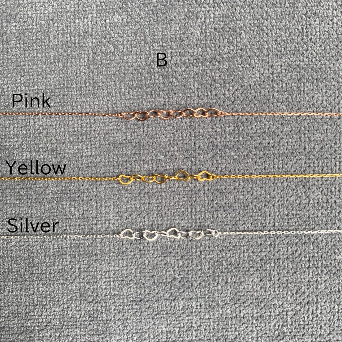 プチハート ブレスレット/アンクレット