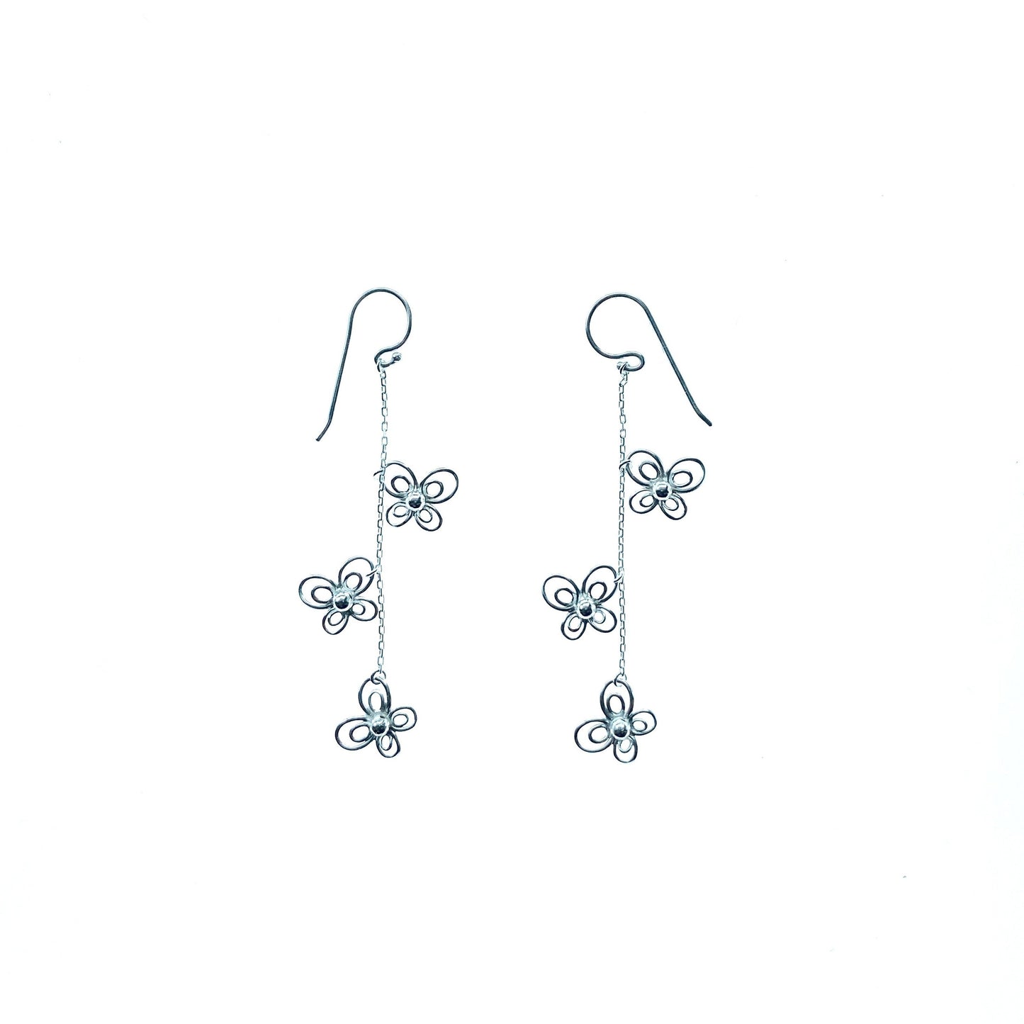 3バタフライ ピアス