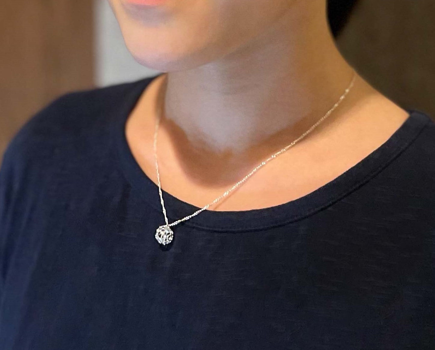 【5% OFF Price】Set of Small Ball Necklace and Earrings