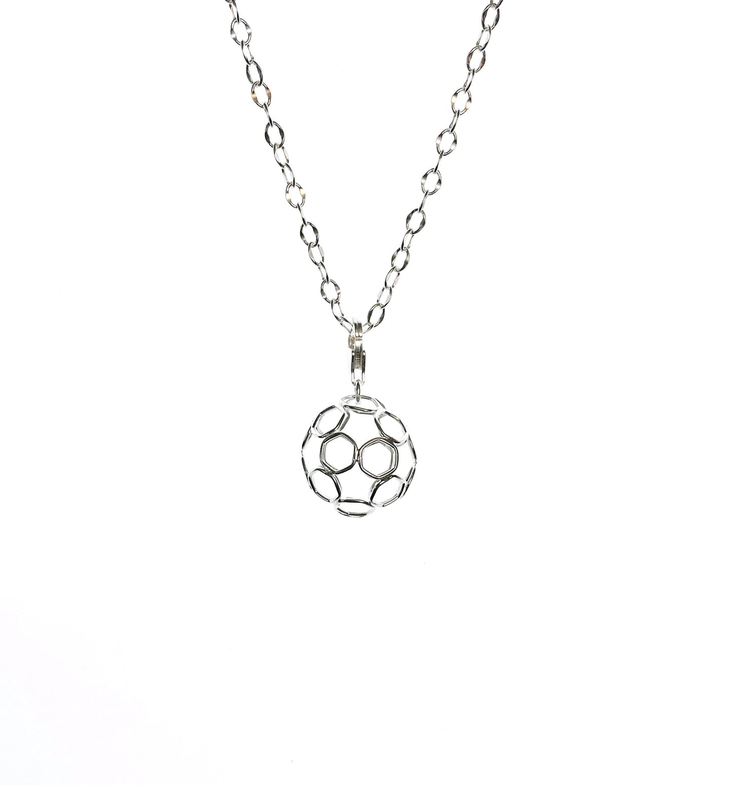 【5% OFF】サッカー(大)幅広チェーン&ピアス セット