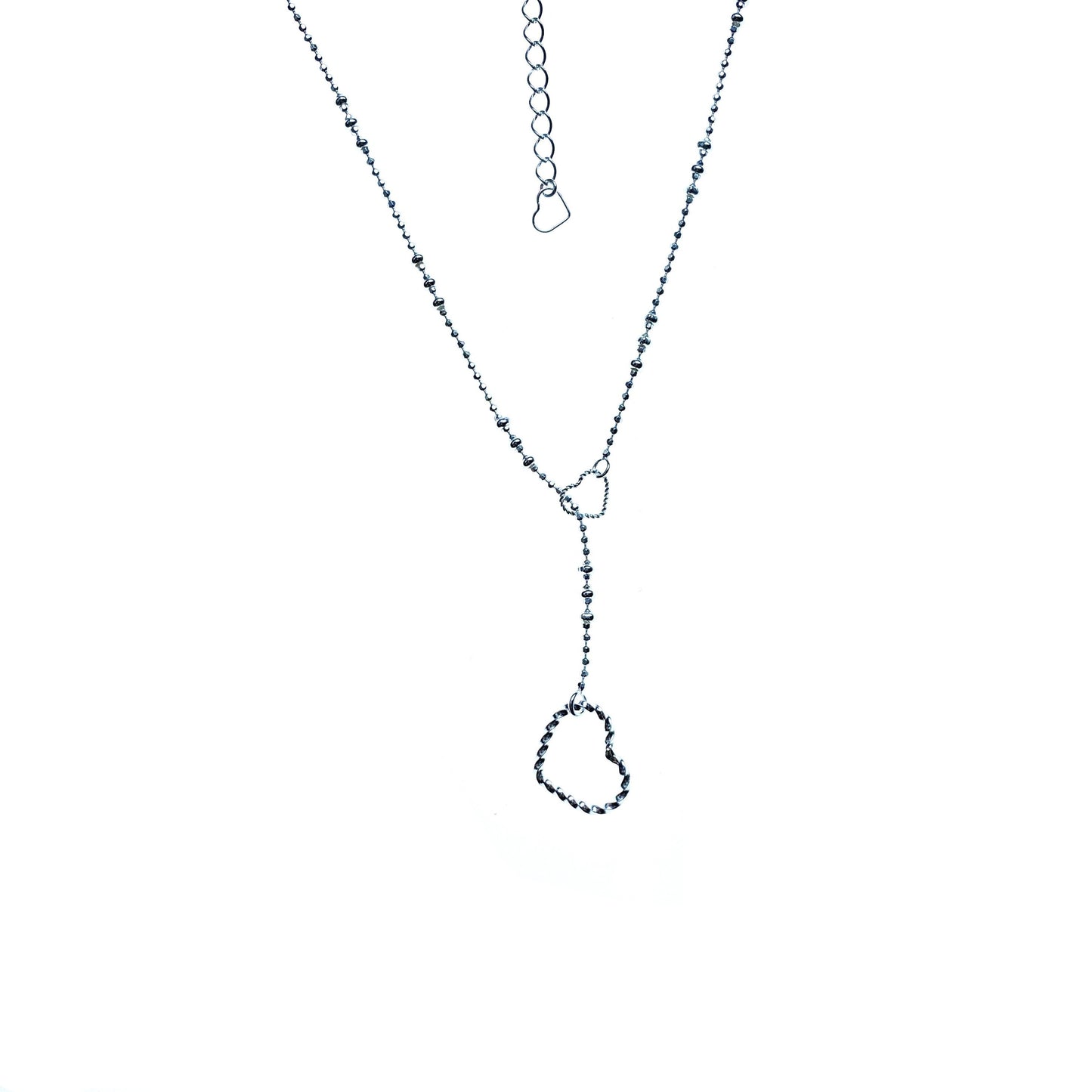 ダブルハート ネックレス