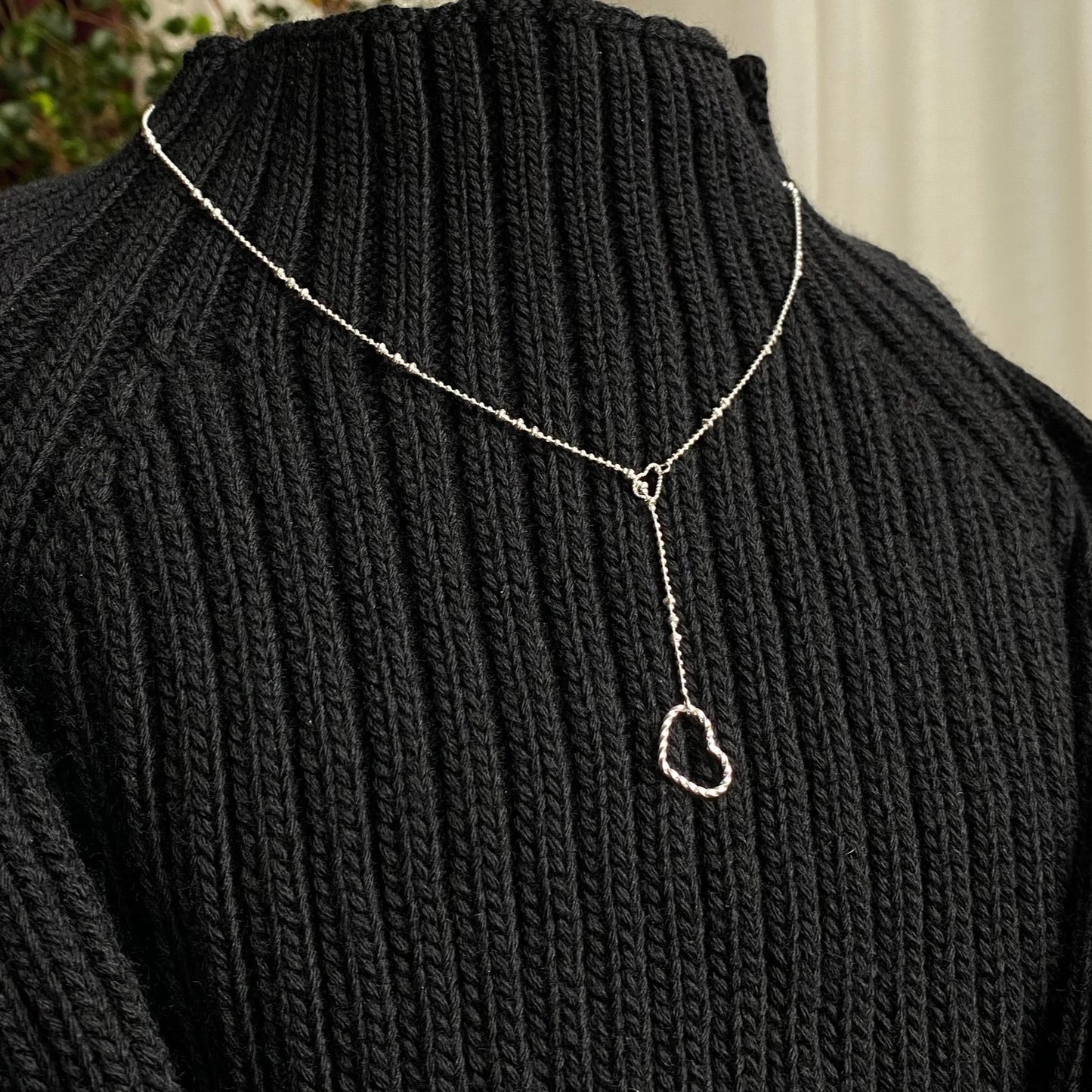 ダブルハート ネックレス