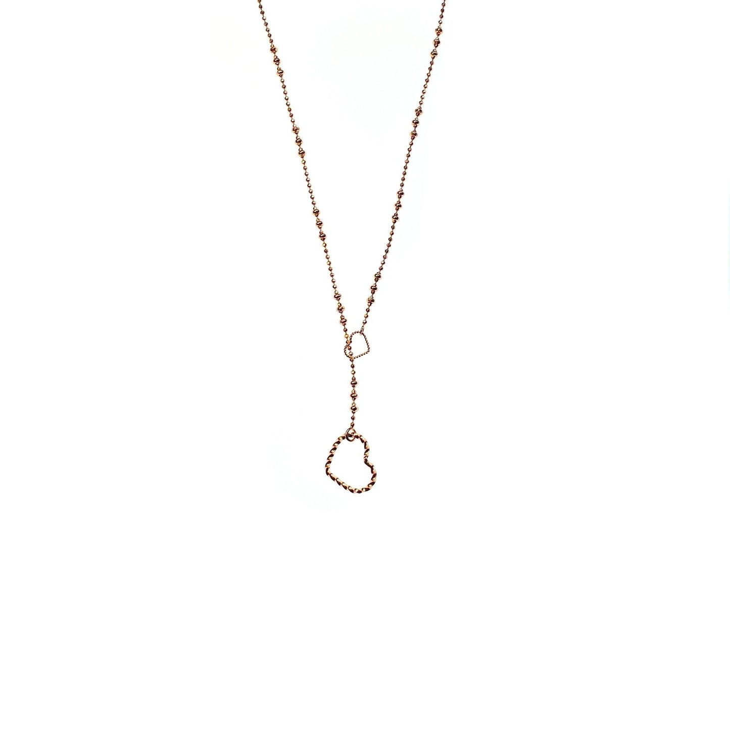 ダブルハート ネックレス