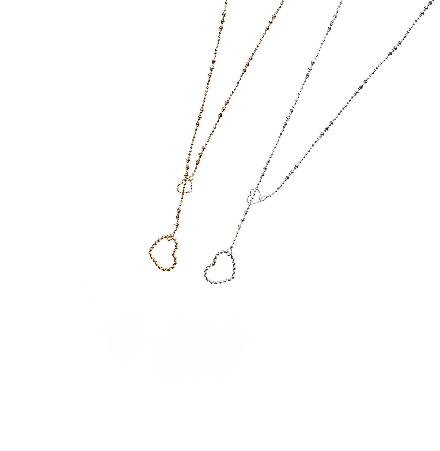 ダブルハート ネックレス