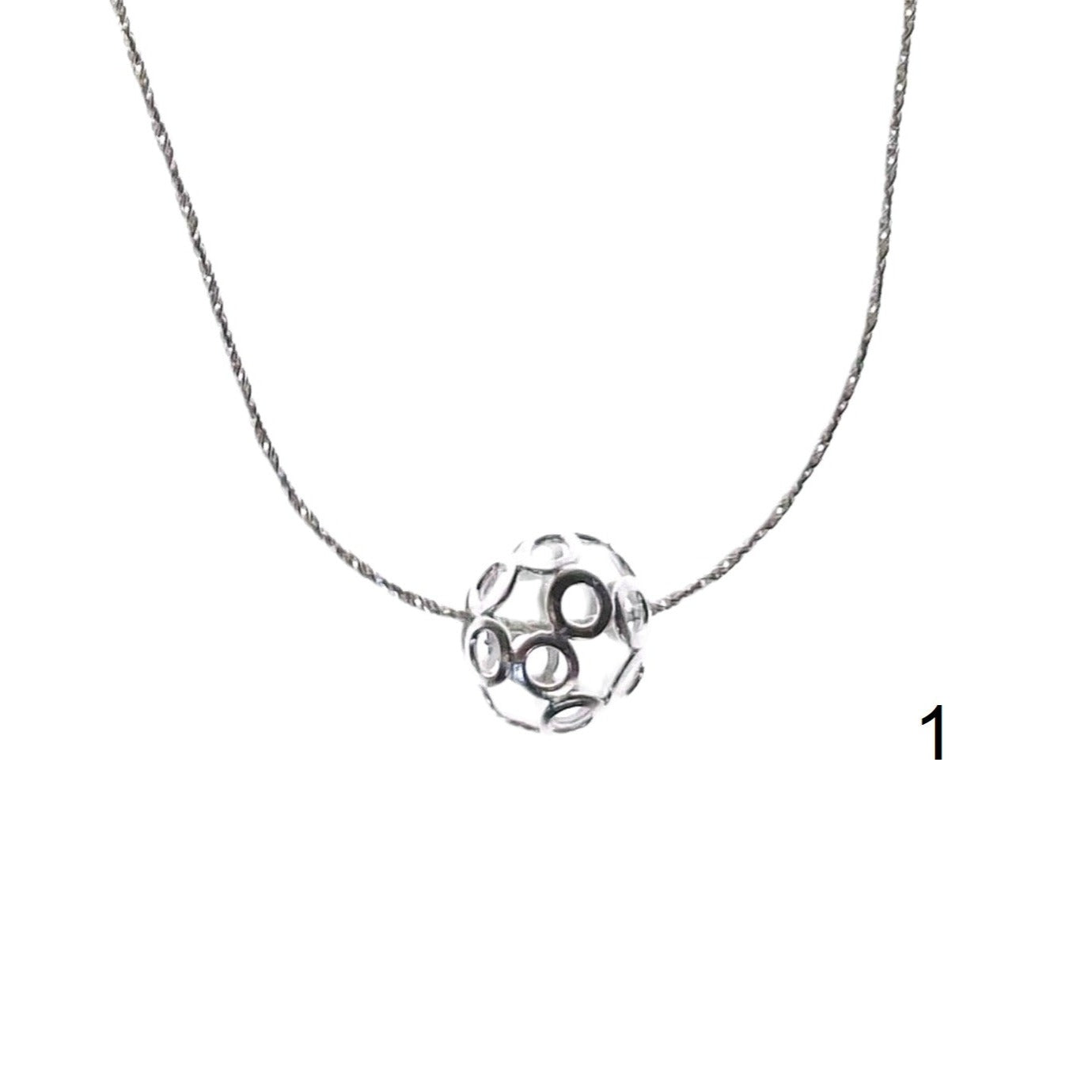 Small Ball Pendant Necklace