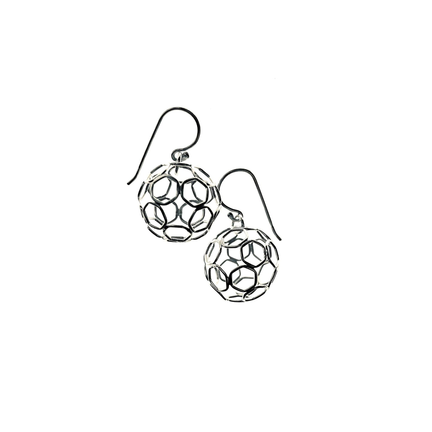 【5% OFF Price】Set of Large Soccer/Football Necklace (thinner chain) and Earrings