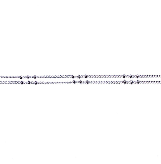 Satellite Chain Double-Strand Bracelets